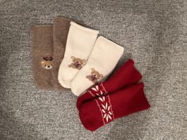 Baby-Set: Socken, Strumpfhose, Mütze