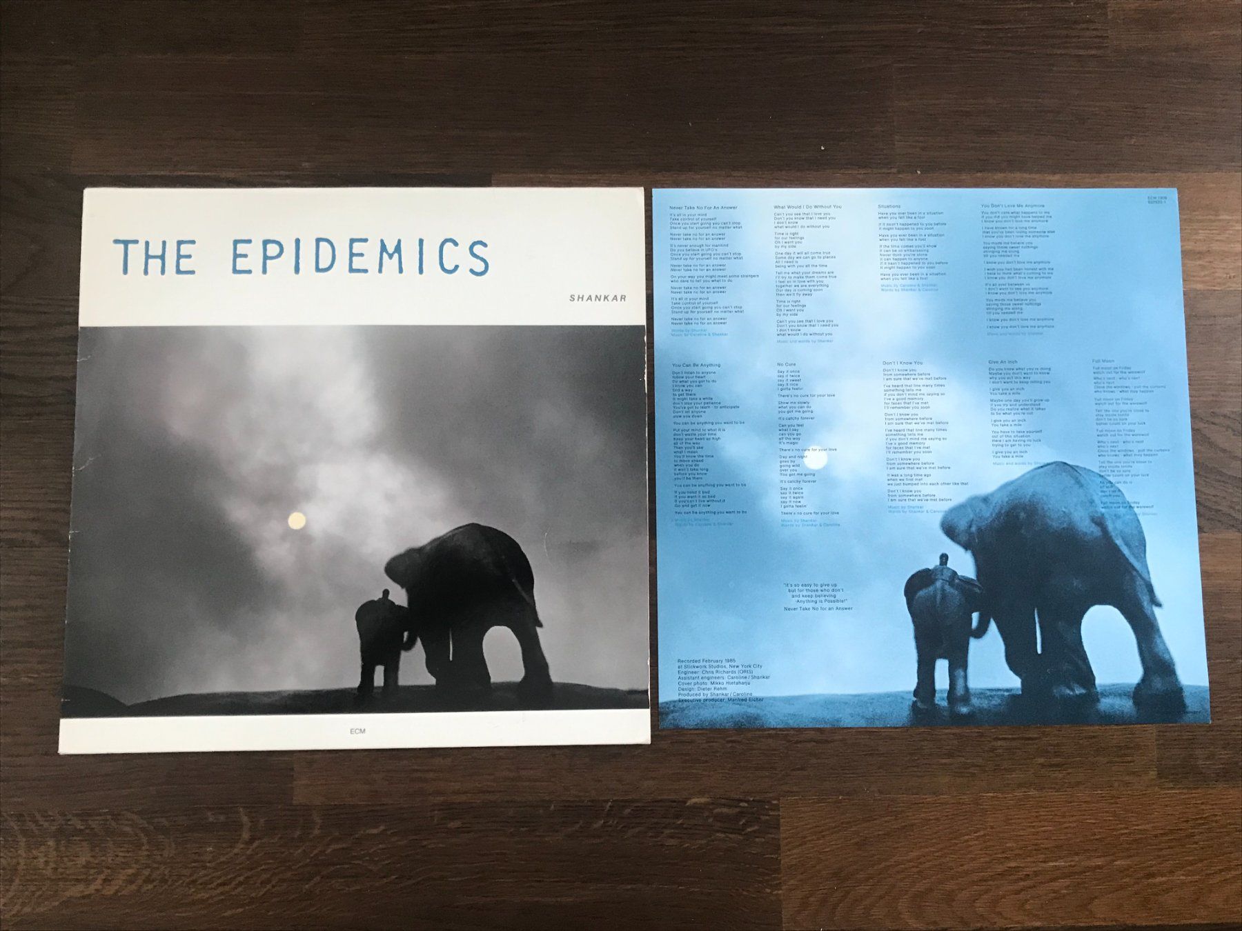 Dischi in vinile: THE EPIDEMICS - SHANKAR / CAROLINE - ECM – Usato da Buchs AG venduto da Archie