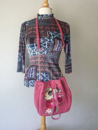 TASCHE BAG BEUTEL UMHÄNGETASCHE Leder Optik BAG SHOPPER TOP