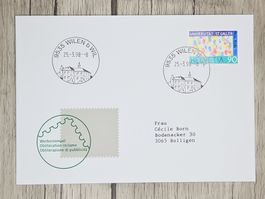 CL11 Enveloppe + Timbre Suisse 1998