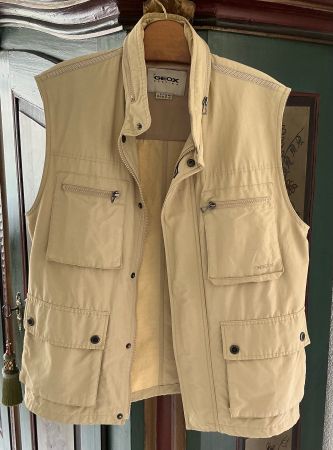 Geox Gilet in Beige, Top Zustand