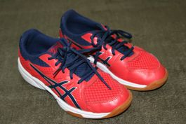 Asics Sneaker Sportschuhe Gr. 38 rot blau