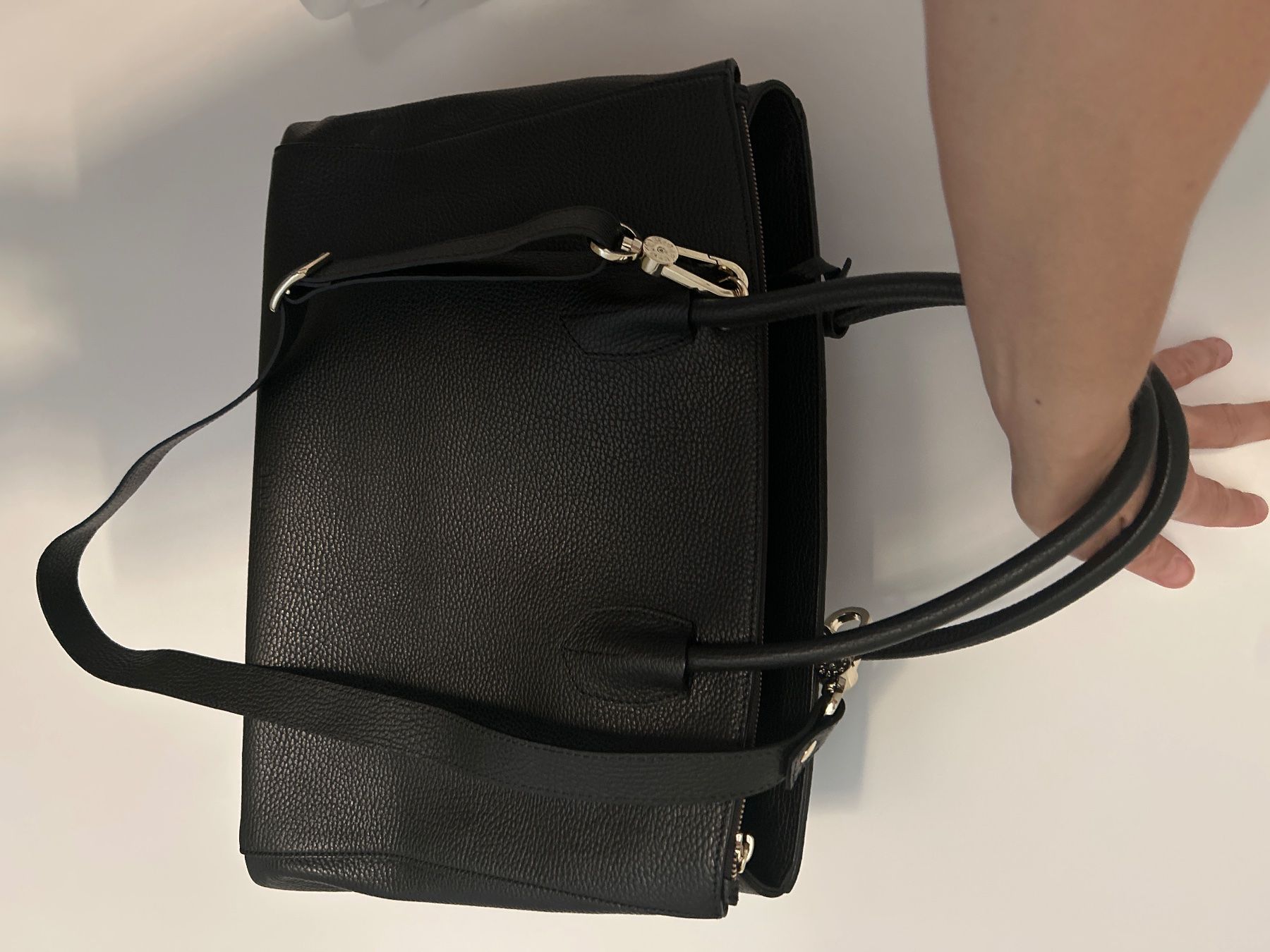 Abro Borse da donna: ABRO Leder-Tasche schwarz/gold – Usato da Zunzgen venduto da Conny_0812 5