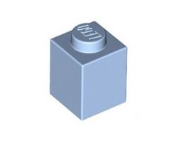 LEGO - 50x Sand Blue Brick 1x1 - 3005 - NEW