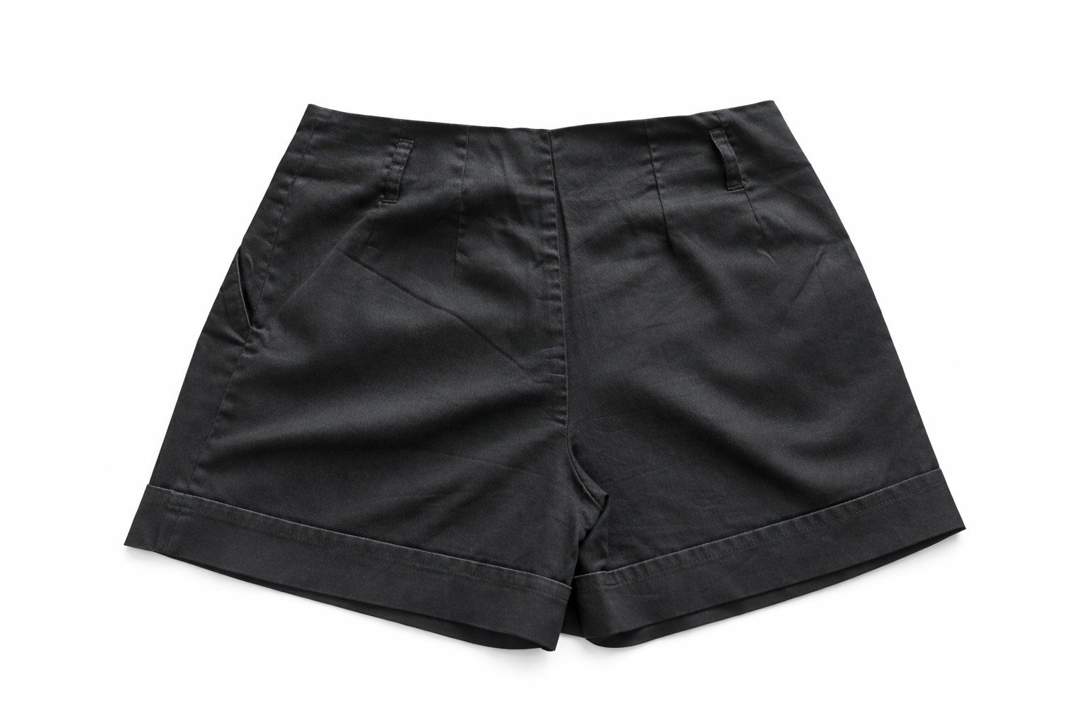 Pantaloni: Schwarze satinierte Shorts chic Abendlook – Nuovo (secondo la descrizione) da Fully venduto da VaneaSelection 2