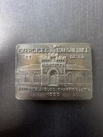 Plaque/ Médaille tir Genève 1929 Arquebuse Navigation