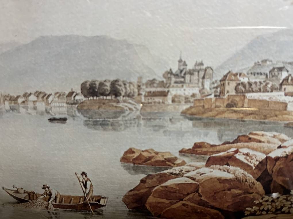 Incisioni: 2 gravures de Neuchâtel numérotées  – Usato da Enges venduto da Guarajuba01 3