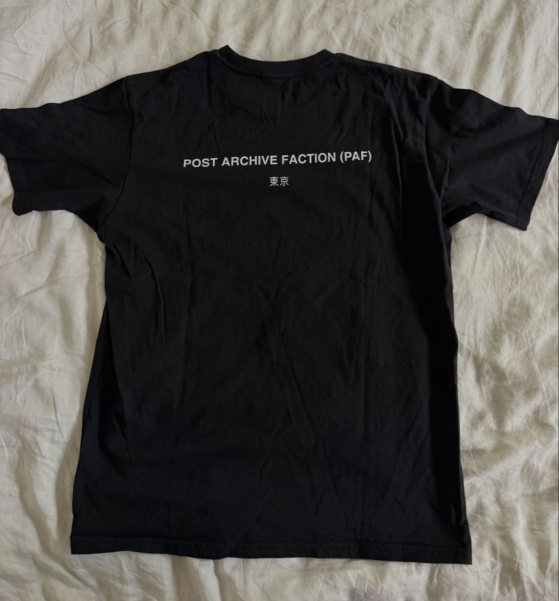 T-shirt: PAF Post Archive Faction HCC Tokyo Tee - Small, Black – Usato da Uster venduto da b_b96 3
