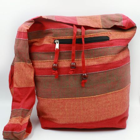 Umhängetasche Beutel Tasche Schultertasche Unisex Goa Rot