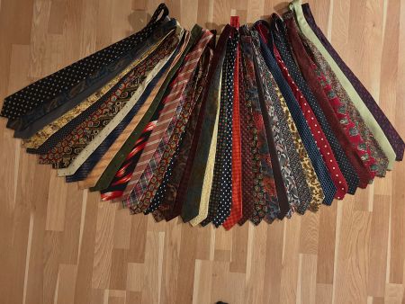Schlipse Konvolut 39 Stück verschiedene Designs gebraucht