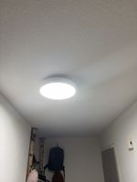 Round Ceiling Light Fixture White Modern LED