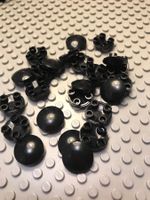 Lego 12x Platten 2x2(2654) mit abgerundeten Boden schwarz