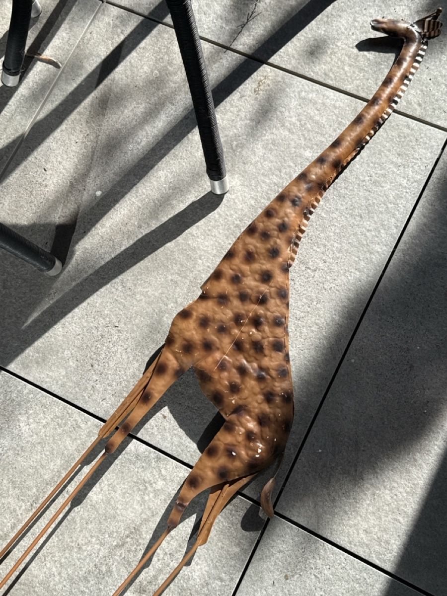 Tutte le decorazioni: riesige Metall Deko Figur, H 119 cm – Usato da Amriswil venduto da used2use