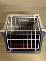 Kleine Transportbox ferplast blau/beige für kleine Katzen