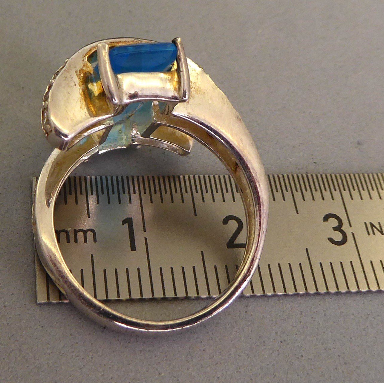 Anelli: Ring 925er Silber mit synthetischen Steinen – Usato da Muri AG venduto da Lineli2020 5