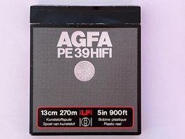 Agfa PE 39 HIFI Tonband 13cm Spule, ungebraucht
