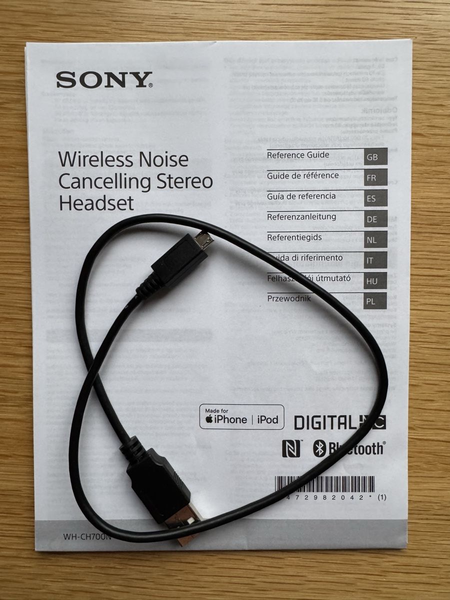 Sony Cuffie: SONY WH-CH700N Wireless Noise Cancelling Stereo Headset – Usato da Männedorf venduto da m.lutz 3