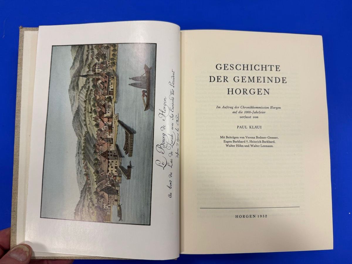 Libri: Geschichte der Gemeinde Horgen. Im Auftrag der Chronikkomm. – Usato da Adliswil venduto da buch_und_kunst 1