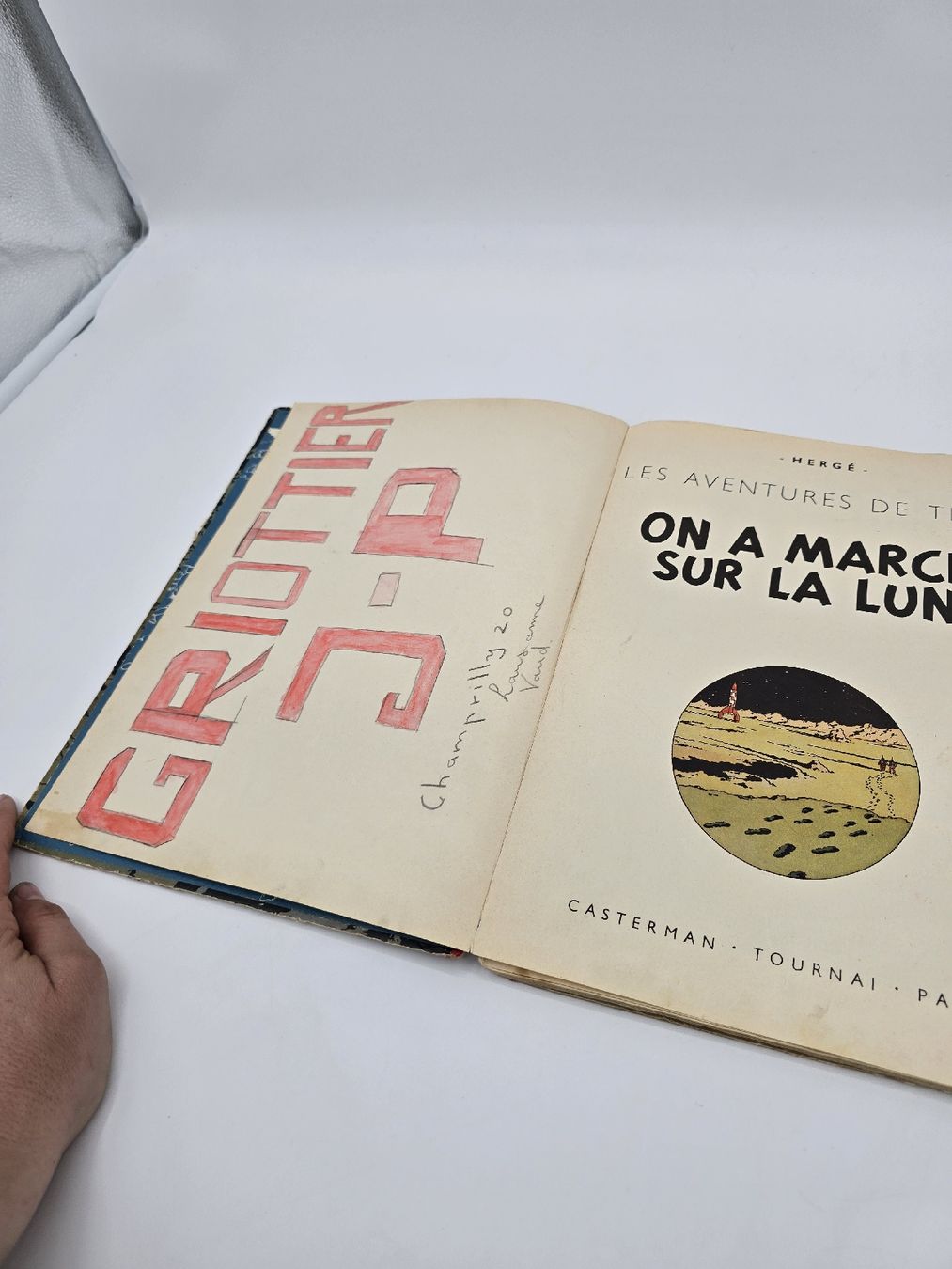 Fumetti: Tintin - On a marché sur la lune  – Usato da Bière venduto da BellayServices 5