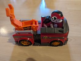 Paw Patrol Feuerwehrauto mit Figur Marshall gebrauchter Z...