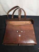 Vintage Schweizer Militär Ledertasche, Top Zustand!