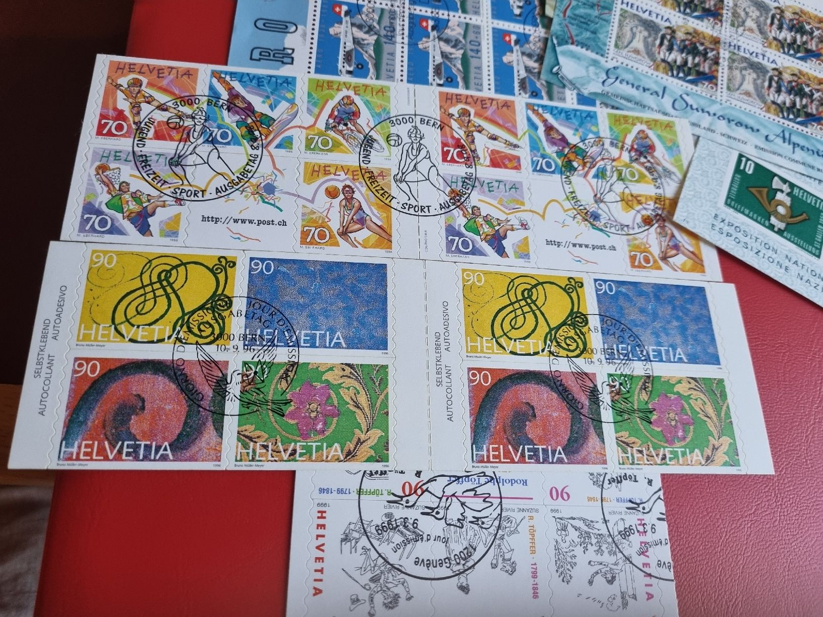 Tutti i francobolli: SAMMLUNG SCHWEIZ: BLÖCKE, HEFTCHEN - GESTEMPELT  – Usato da Heimenschwand venduto da rog_p7h9 4