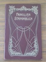 Familien Stammbuch antik um 1900