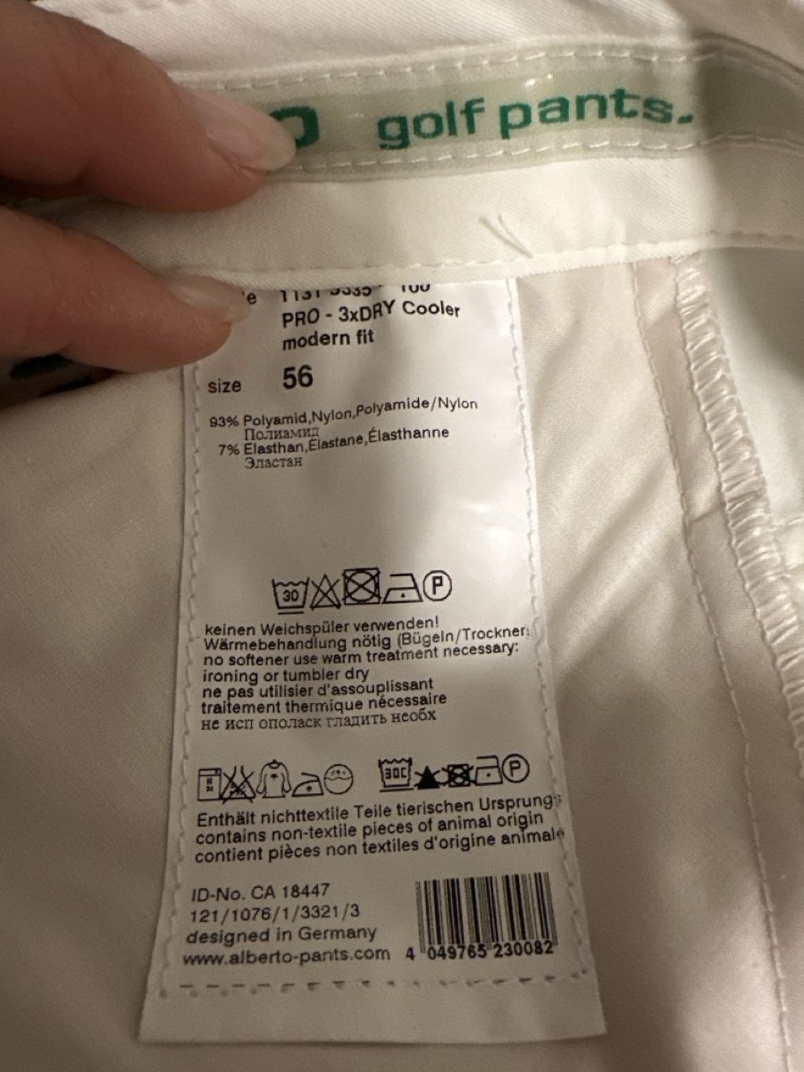 Pantaloni: Golfhose weiss herren – Nuovo (secondo la descrizione) da Däniken SO venduto da NBdesign 4