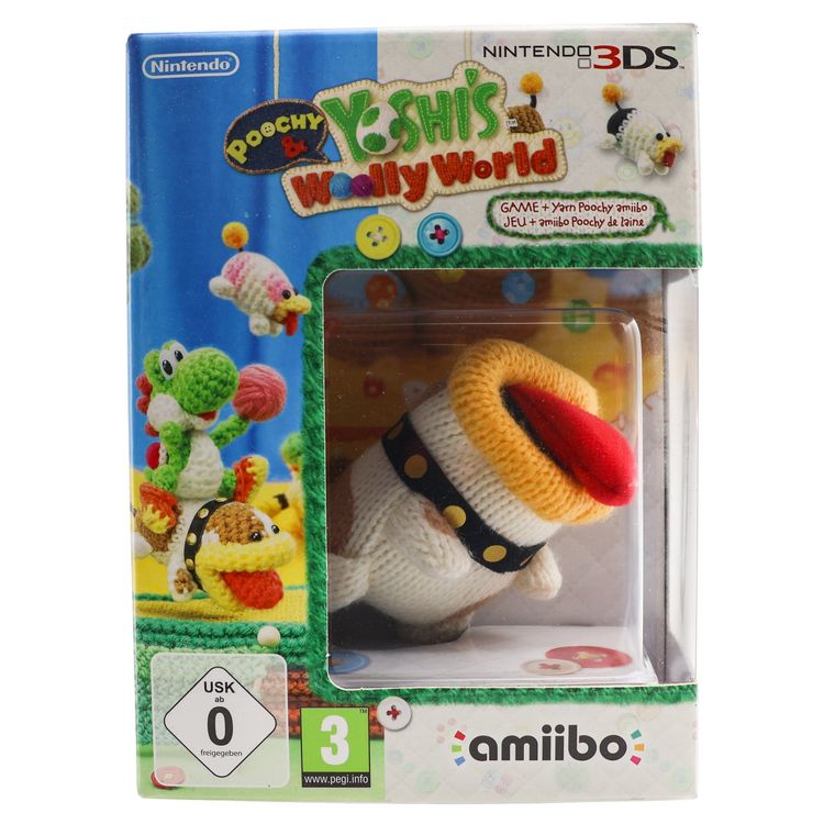 Amiibo Yoshi - Yoshi's Woolly World (Verde) - Nintendo Wii U [Japonés