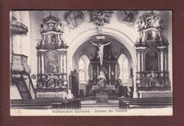 WALLFAHRTSORT GORMUND - Inneres der Kapelle - 1916