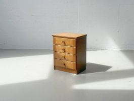 Schlichte Kommode aus Eiche, 1960er