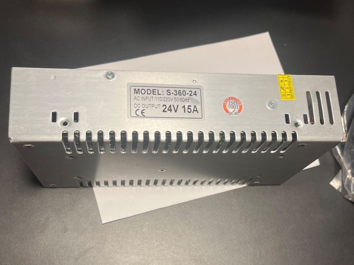 Alimentazione elettrica: Transformator Netzteil S-360-24 schalter 24VDC 15a 360W – Nuovo (secondo la descrizione) da Suhr venduto da Systems
