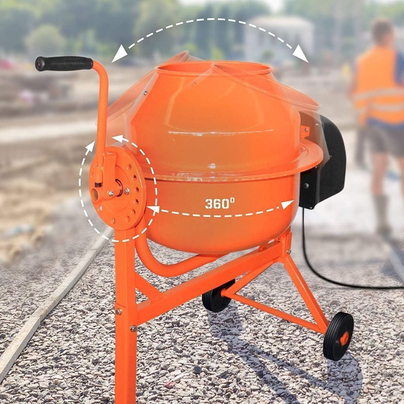 Toutes les machines: TIMBERTECH Betonmischer 70L - 220W – Neuf avec emballage d'origine à Bottighofen par zaap 4