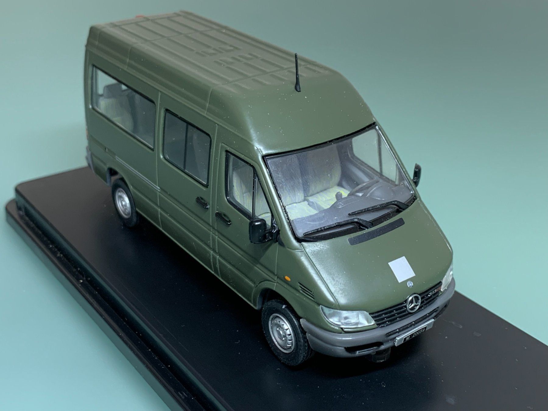 Mercedes-Benz Modellini d'auto: Mercedes-Benz Sprinter Minibus Phase II 2000-2002 "Schweizer – Nuovo e nell'imballaggio originale da Gerlafingen venduto da espero88 3