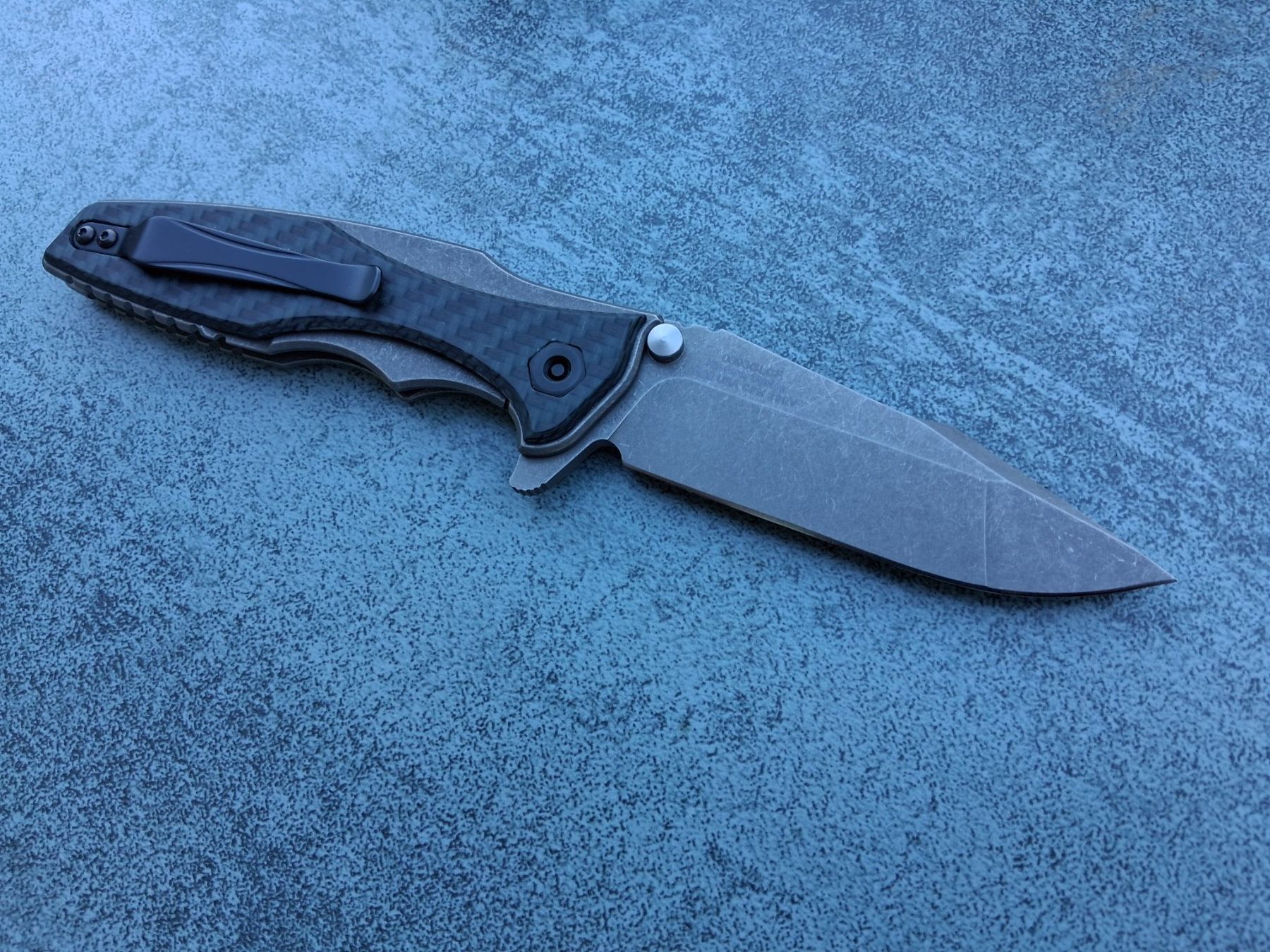 Zero Tolerance Coltelli tascabile: Zero Tolerance 0393GLCF Rick Hinderer Design Taschenmesser – Nuovo (secondo la descrizione) da Bern venduto da ZT04TUv 1