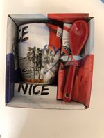 NICE Tasse mit Löffel, Souvenir aus Frankreich, Neu!