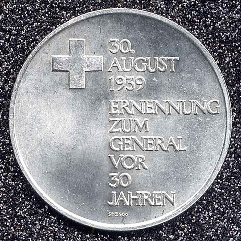 Medaillen: Gedenkmedaille CH Silber "1969" – Gebraucht aus Zug von urzeit 1
