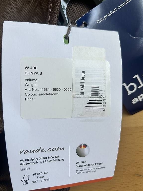 Taschen: Neue Vaude Umhängetasche "Bunya S",  – Gebraucht aus Winterthur von PeMaWin 2