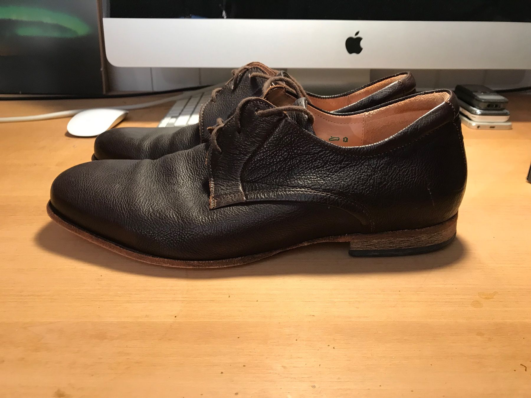 Think Scarpe da uomo: Think! Lederschuhe Braun Gr. 44 – Usato da Therwil venduto da jonasiw 1