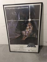 Vintage Style Star Wars Poster A New Hope Framed