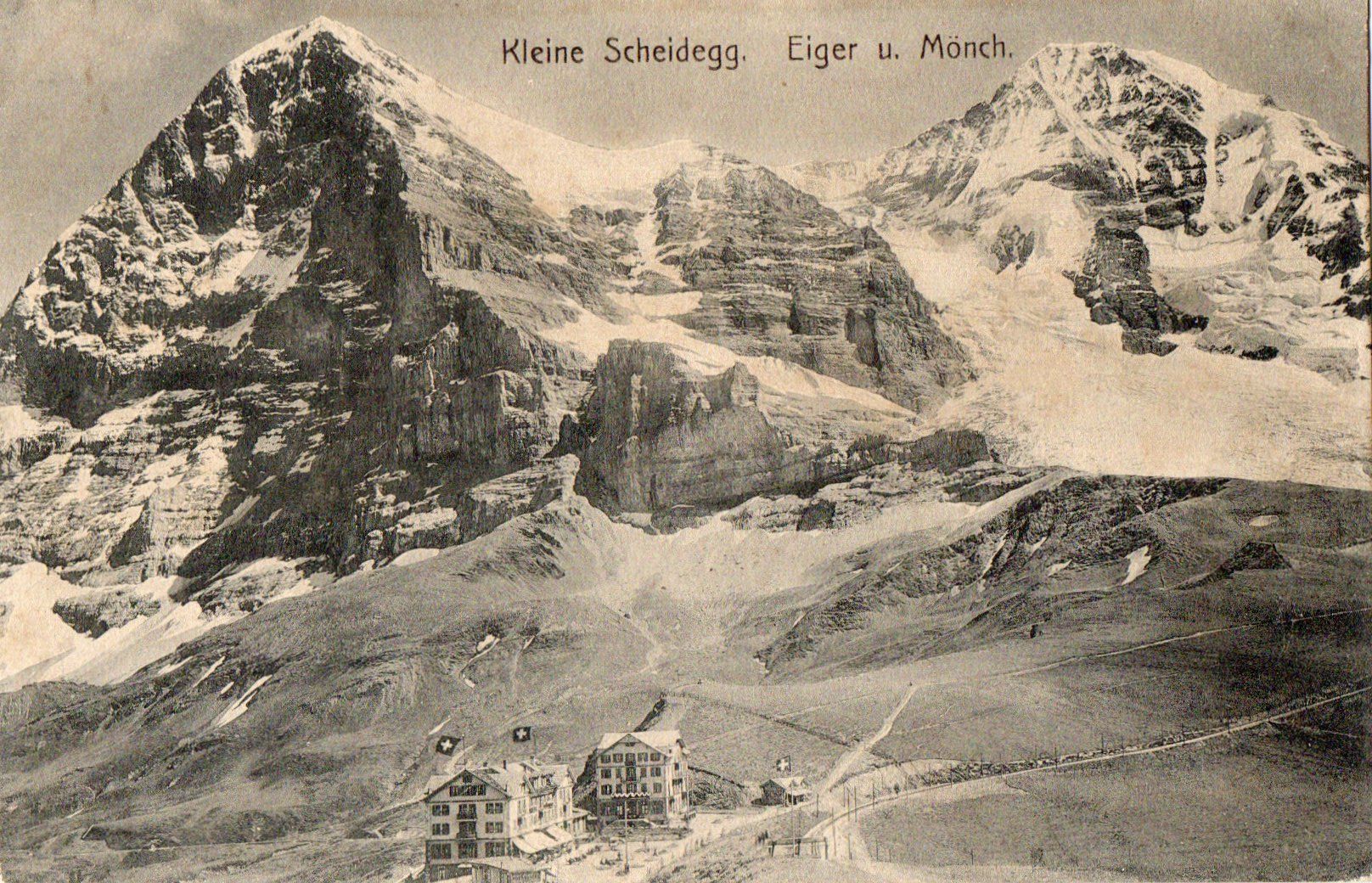 Cartoline postali: Klaine Scheidegg - Eiger u. Mönch – Nuovo (secondo la descrizione) da Melano venduto da pisonsdro