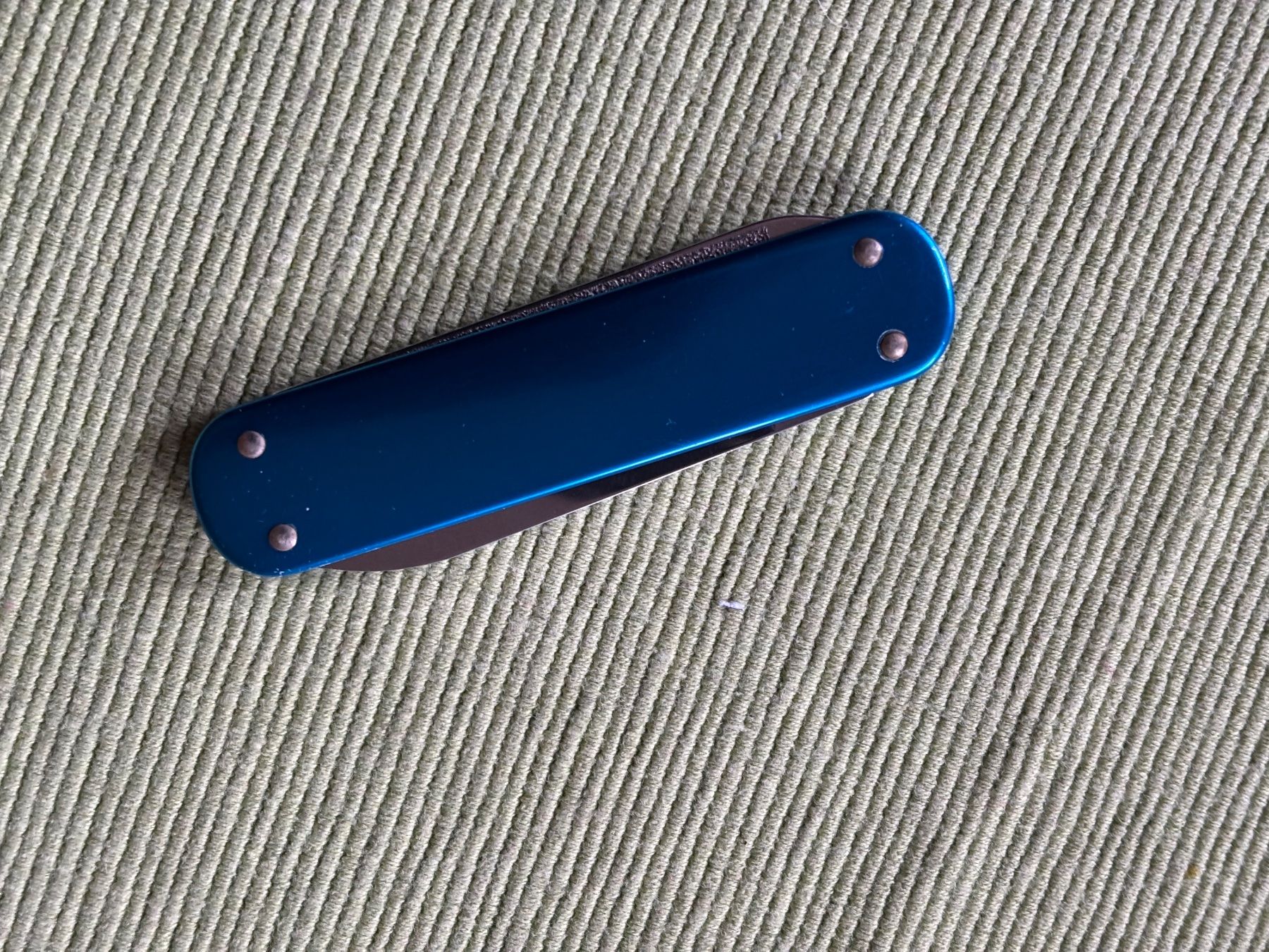 Victorinox Coltelli tascabile: VICTORINOX Alox blau – Usato da Langenthal venduto da Riccardamax