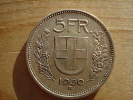 (S) 5 Franken 1950