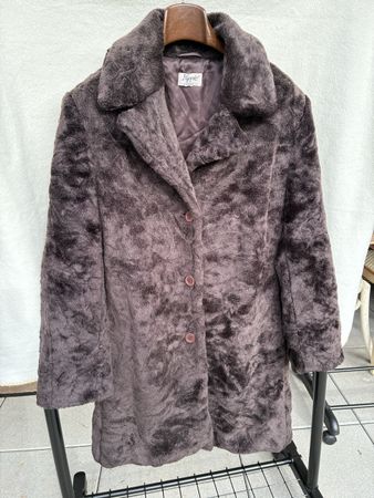 Yippie Kunstpelz Mantel, Gr. 44 Winter, Braun, Top!