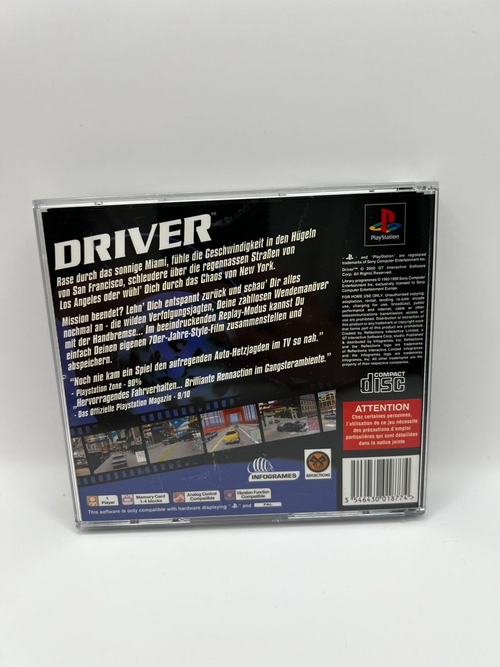 Giochi: Driver (Deutsch) - Playstation 1 – Usato da Frauenfeld venduto da bigauditor 1
