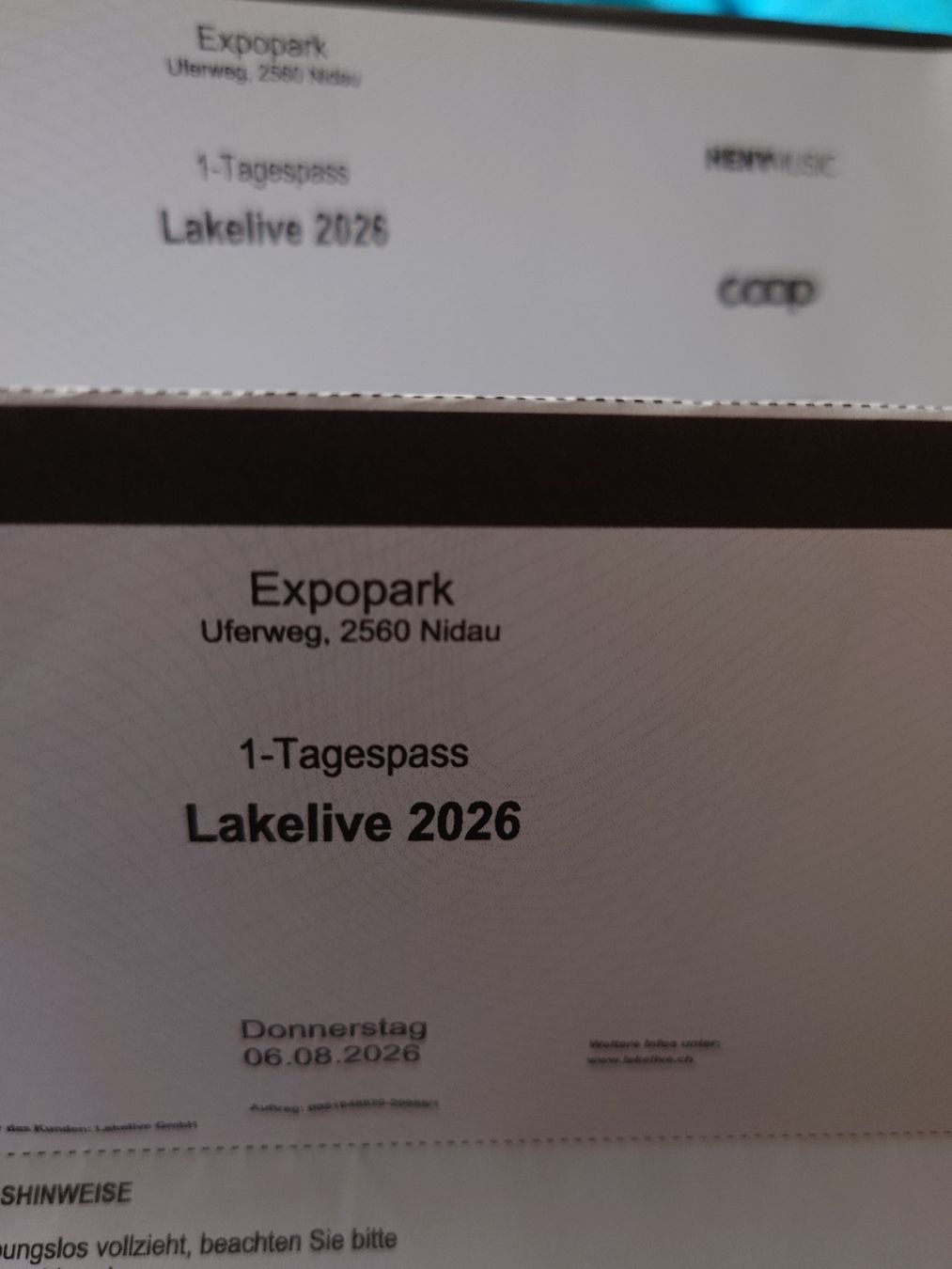 Billets: 2 Tickets, Lenny Kravitz Do, 6.8. Lakelive – Neuf (Voir description) à Nidau par Mimimi08 2