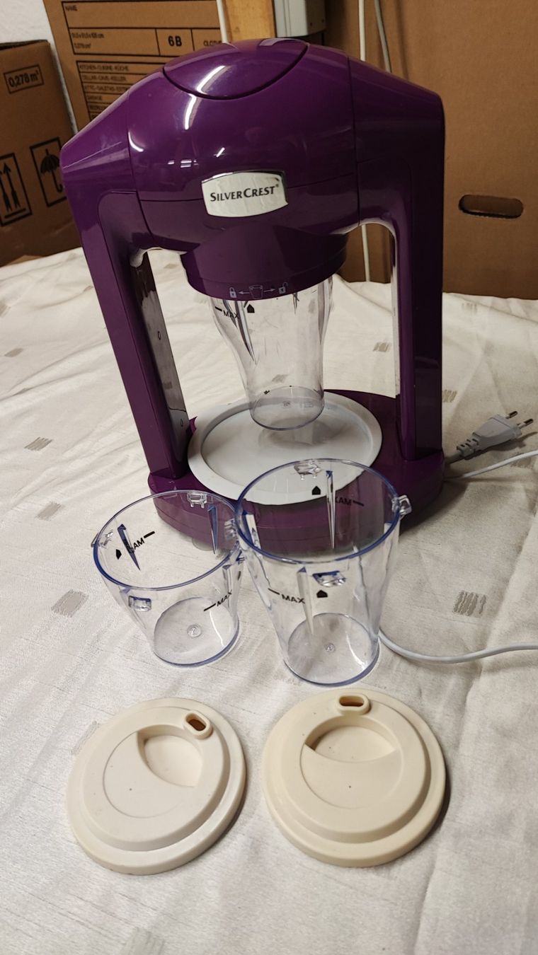 SilverCrest Küchengeräte: Silvercrest Smoothie-Maker Lila, inkl. Zubehör – Gebraucht aus Mosnang von KurtHe 5