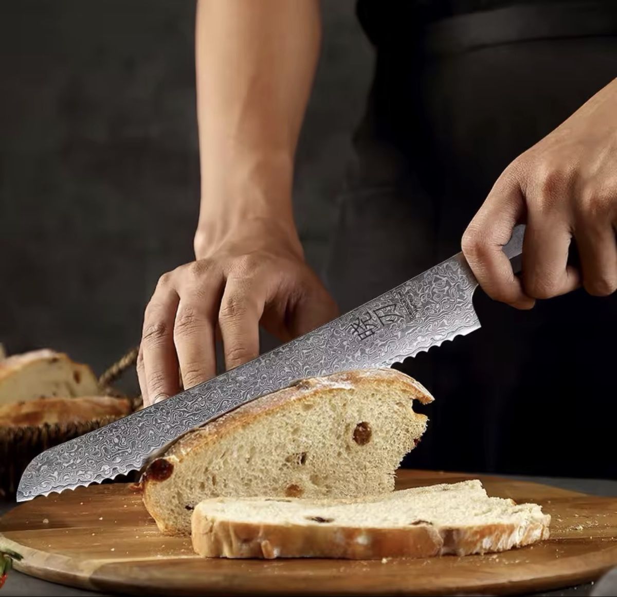 Coltelli da cucina: Damast Brotmesser – Nuovo (secondo la descrizione) da Arbon venduto da clothes187 2