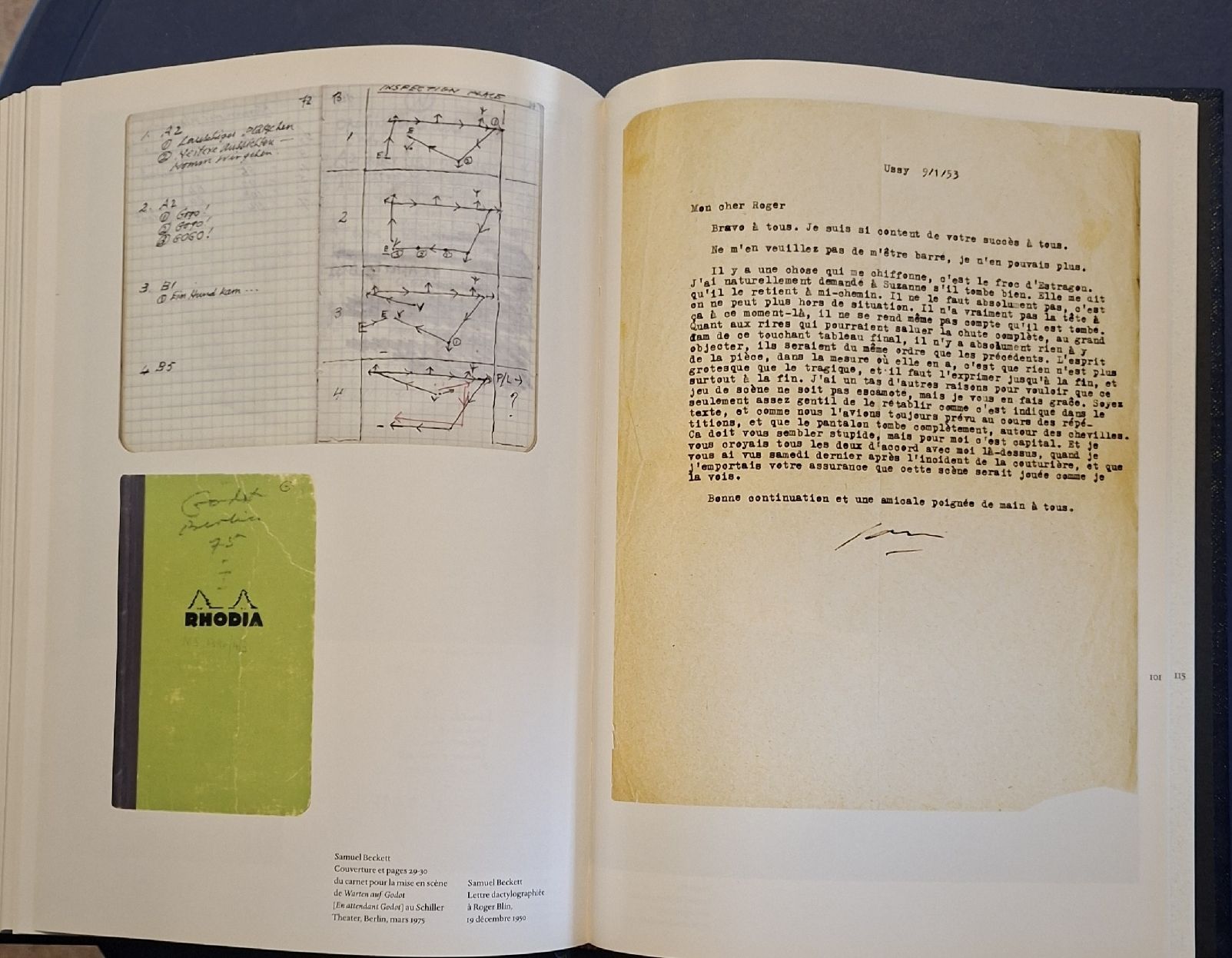 Bücher: Objet Beckett, Centre Pompidou, illustr. Buch – Neu (gemäss Beschreibung) aus Niederglatt ZH von Siegfried67 9