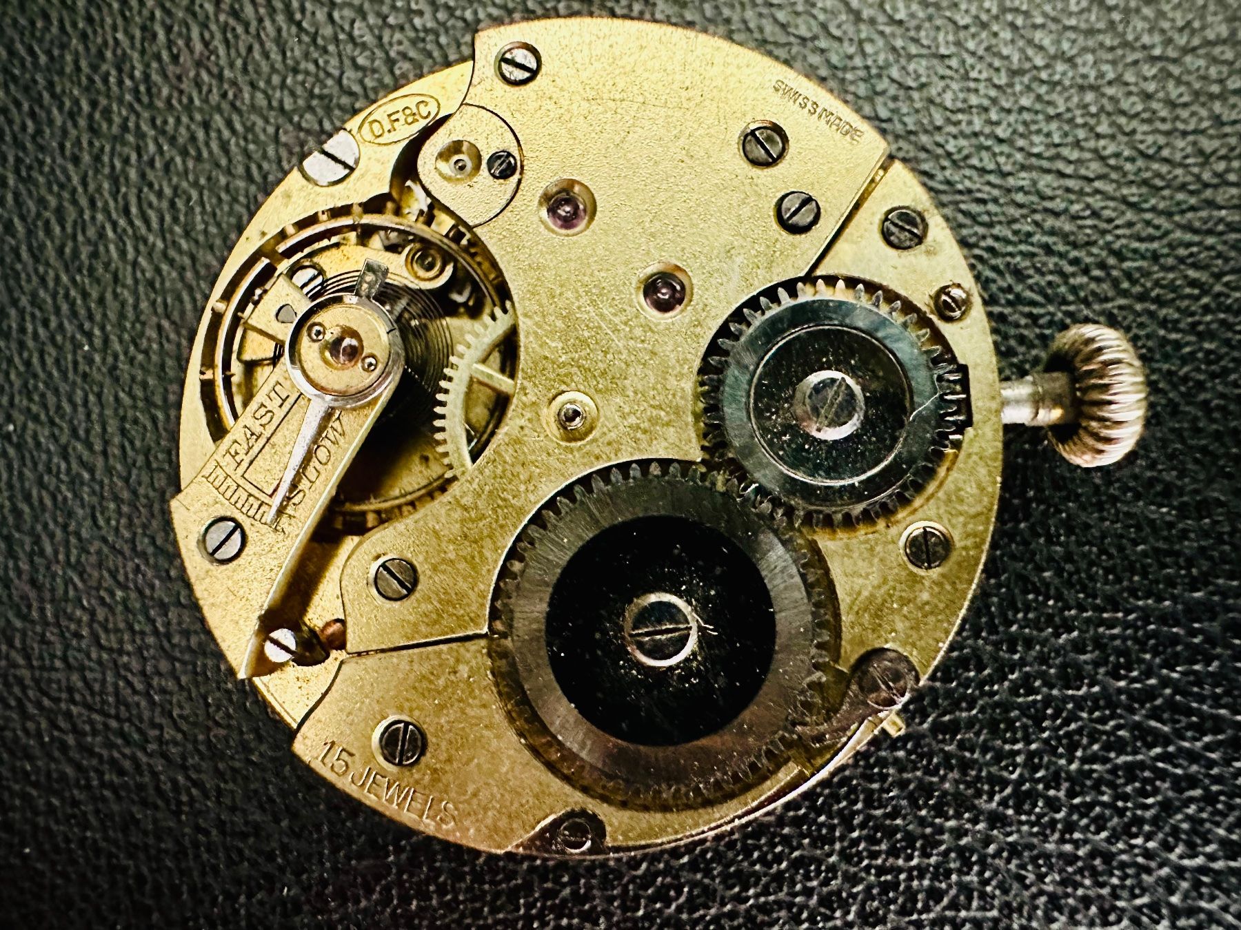 Swiss Orologi: MOUVEMENT 15 Jewels D.F8.C - DÉFECTUEUX – Difettoso da Conthey venduto da advisia 4